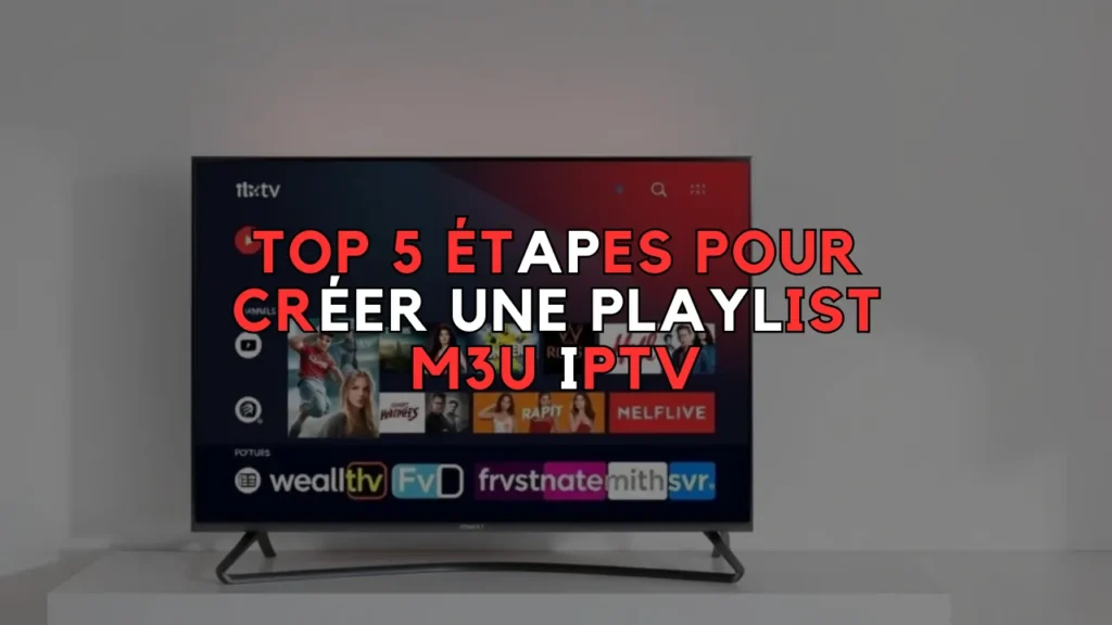 créer playlist m3u iptv
